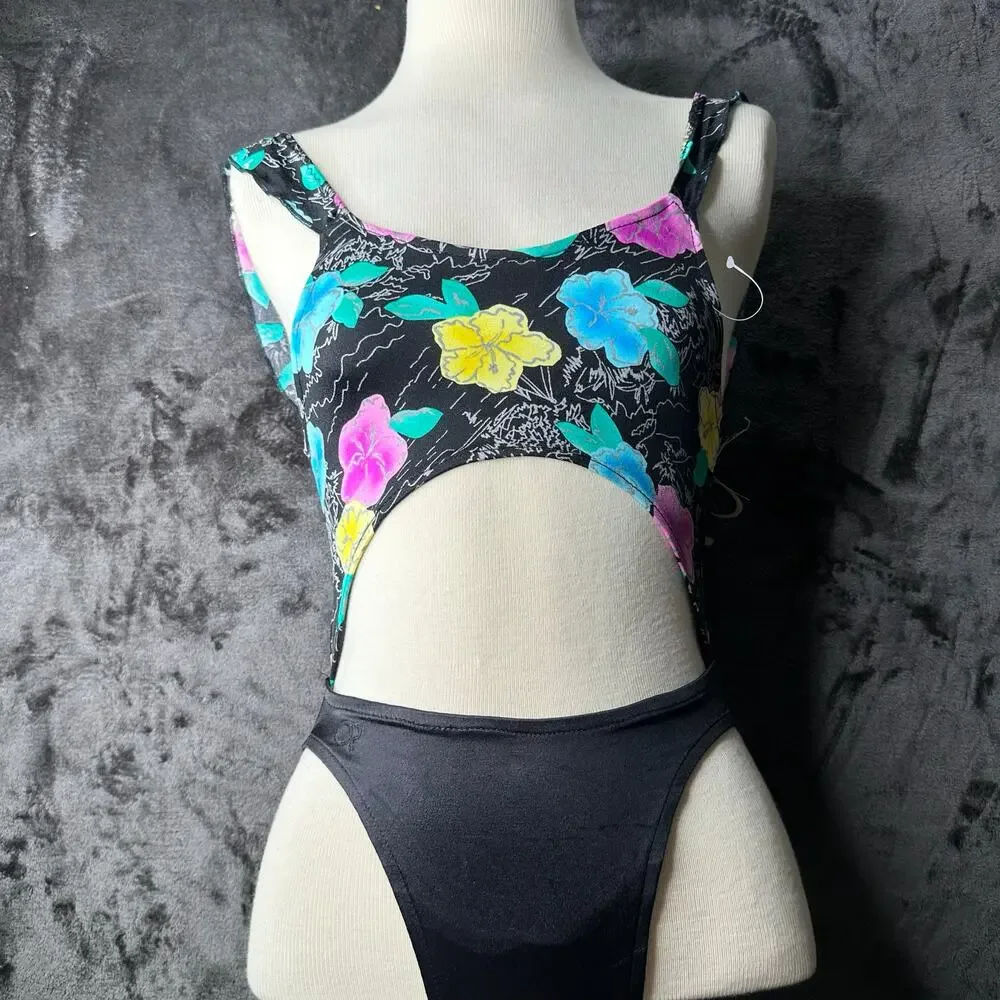 Vintage 80s/90s One Piece RARE Swimwear OP Ocean Pacific SEXY Women’s Size XS